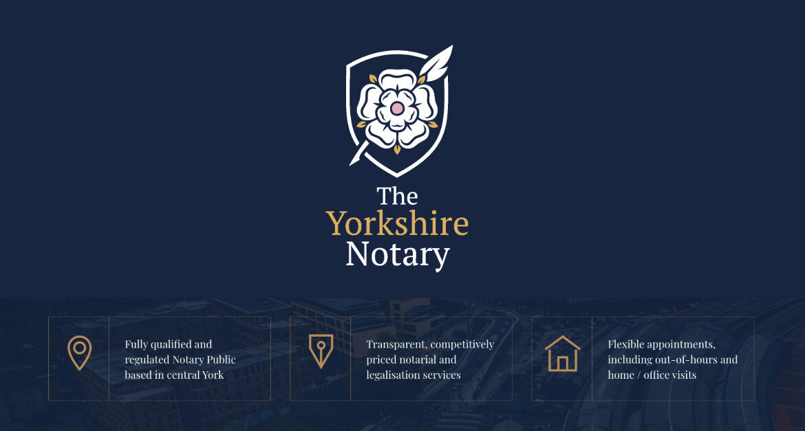 The Yorkshire Notary - Logo and Branding